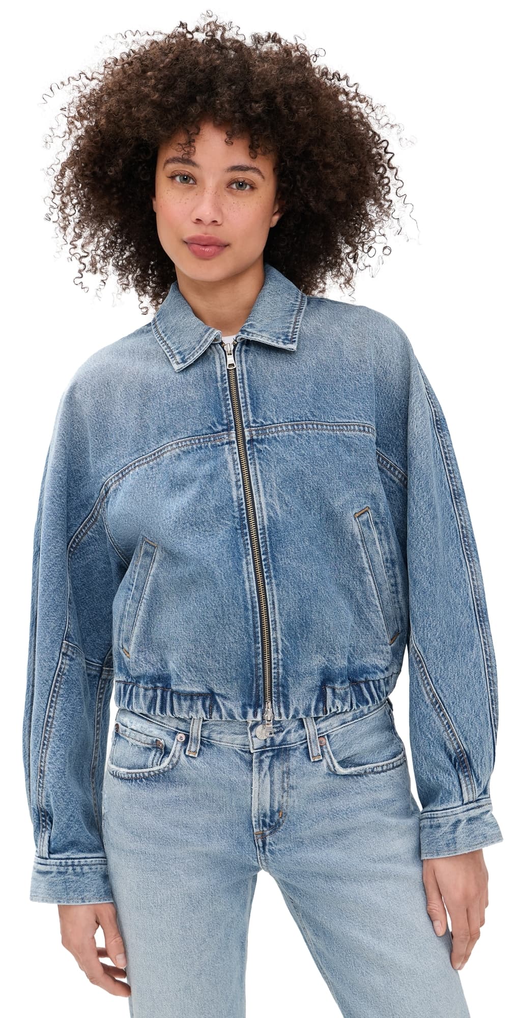 AGOLDE Dixon Cocoon Bomber Jacket Outbreak