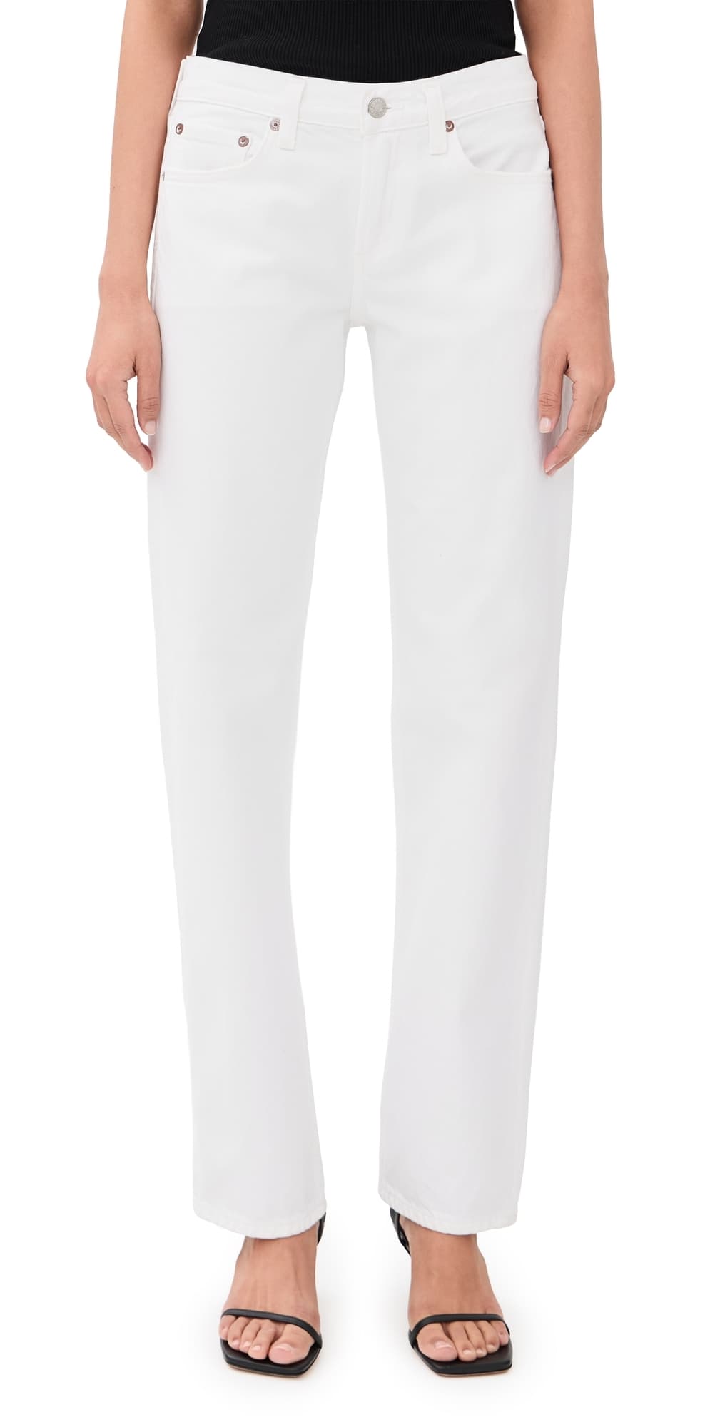 AGOLDE Slim Jeans Marshmallow