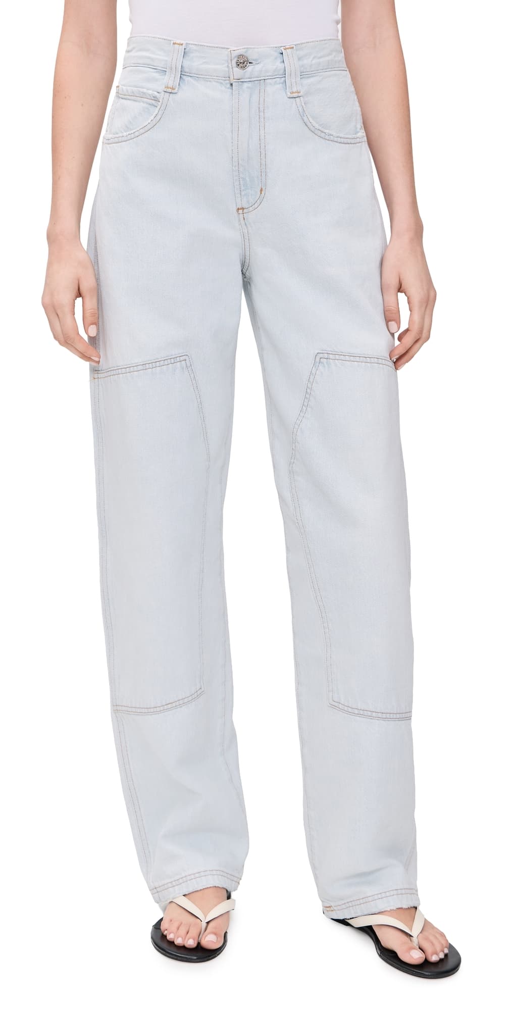 AGOLDE Laria Pieced Jeans Process