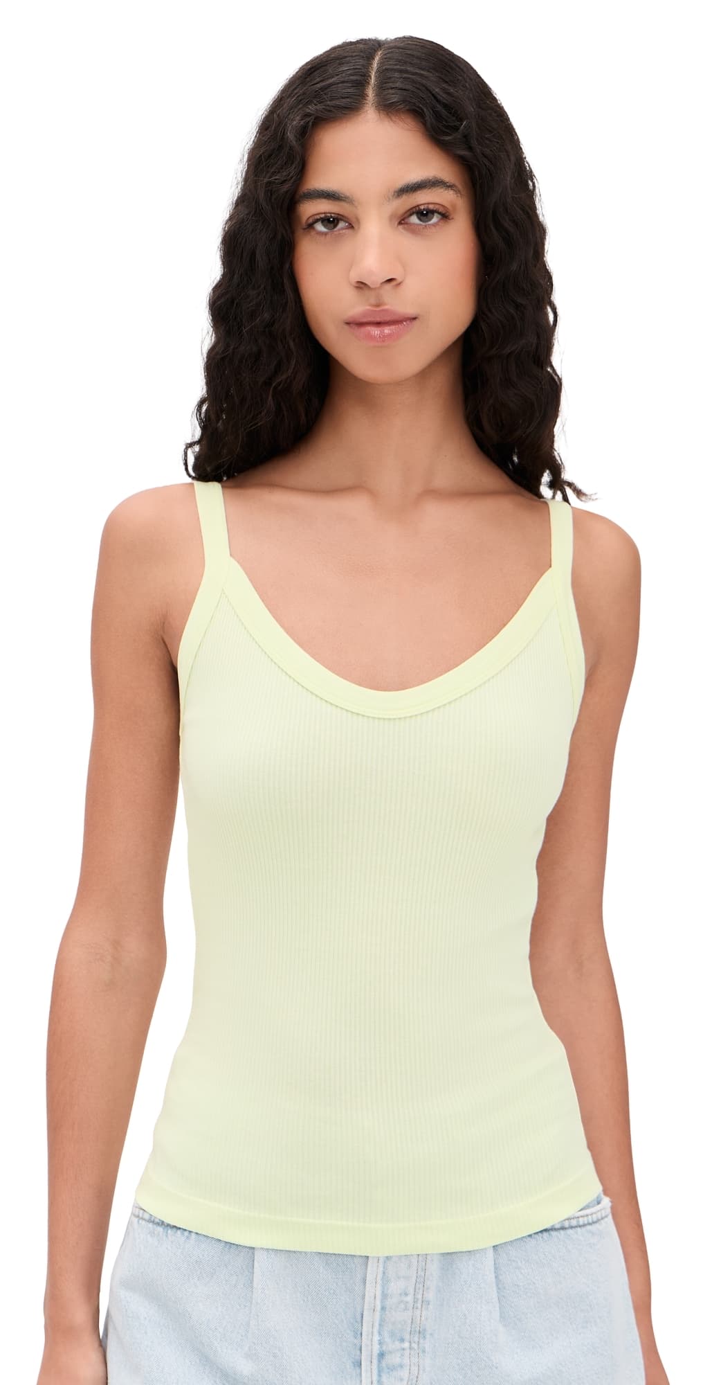 AGOLDE Jordan Tank Lemon Drop