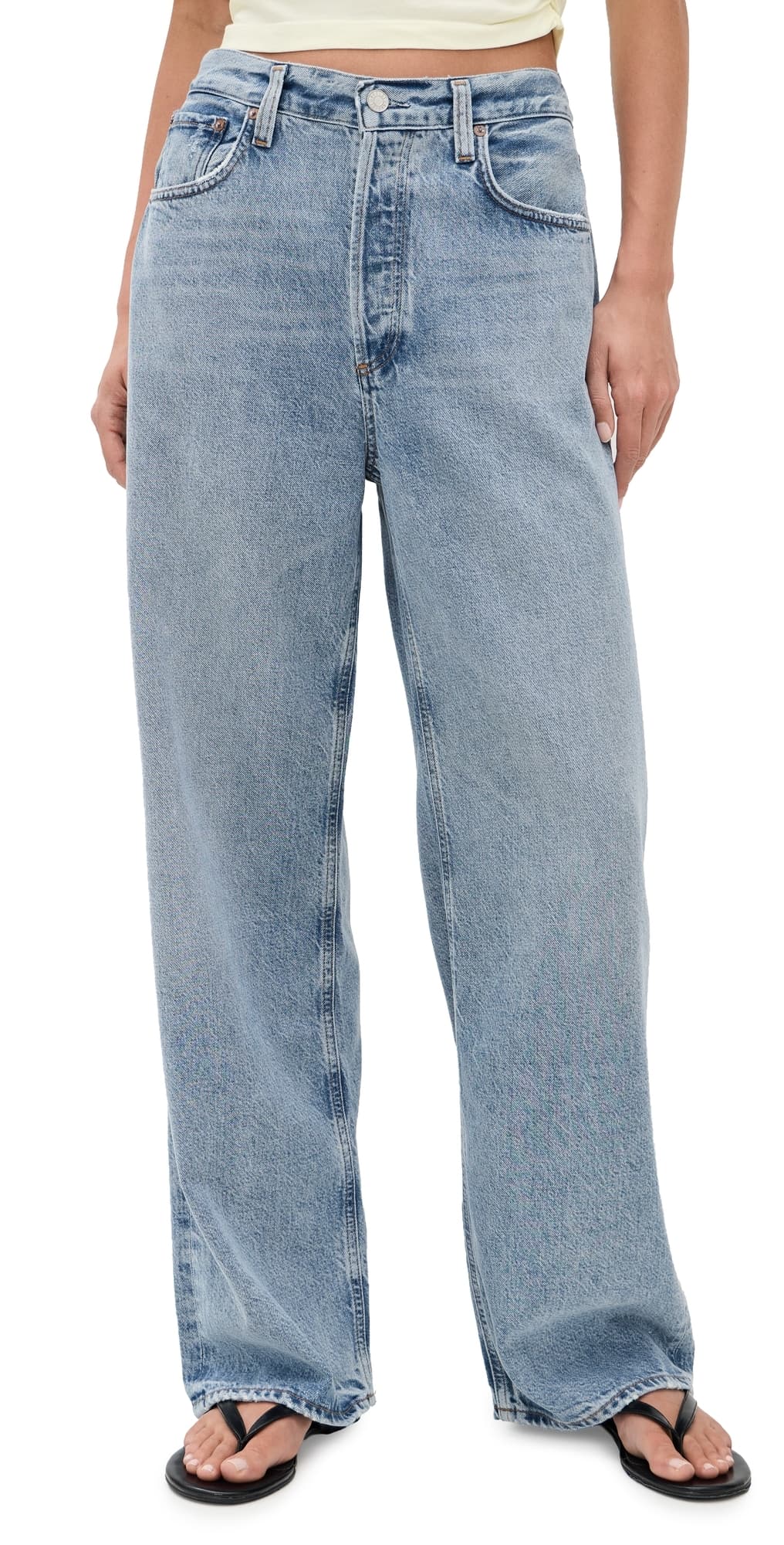 AGOLDE Low Slung Baggy Flyweight Jeans Reset