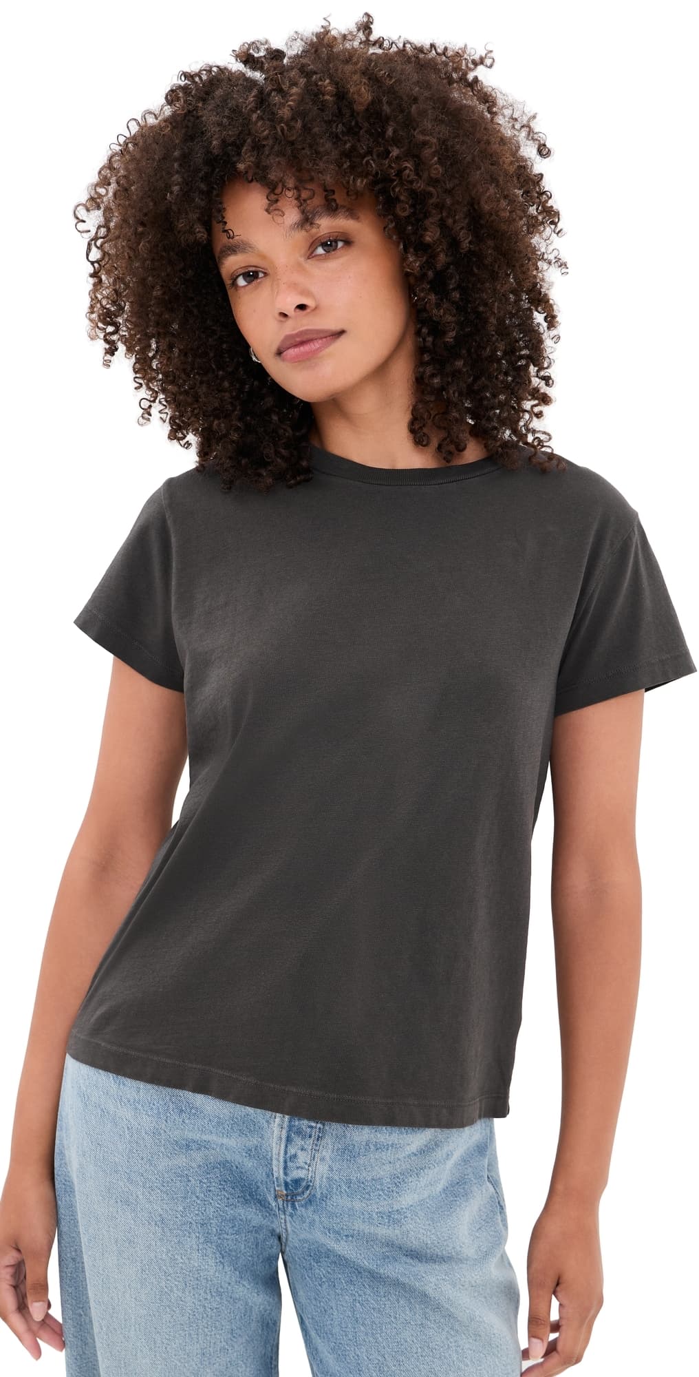 AGOLDE Long Line Adine Tee Forge