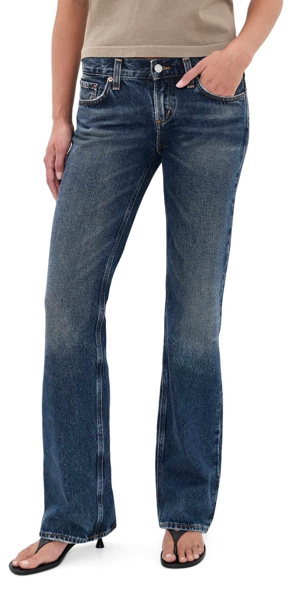 AGOLDE Low Rise Boot Jeans Combination