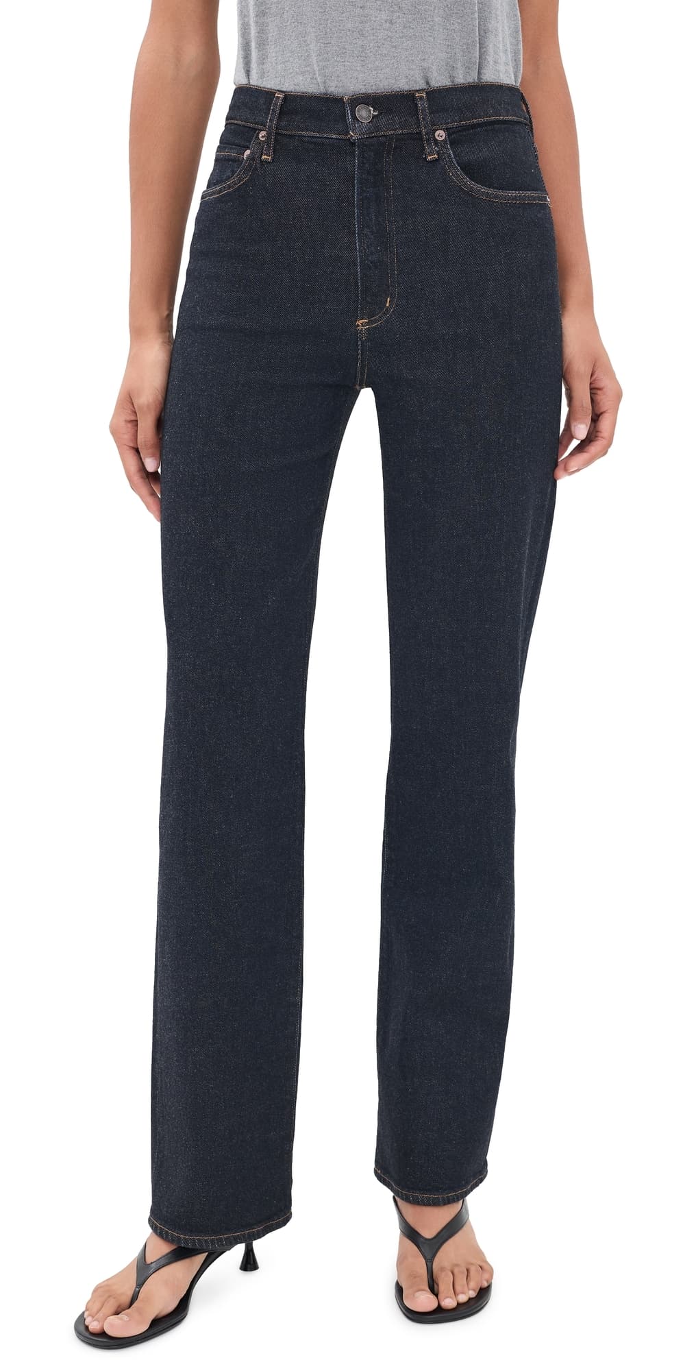AGOLDE Harper Relaxed Straight Jeans Rinse