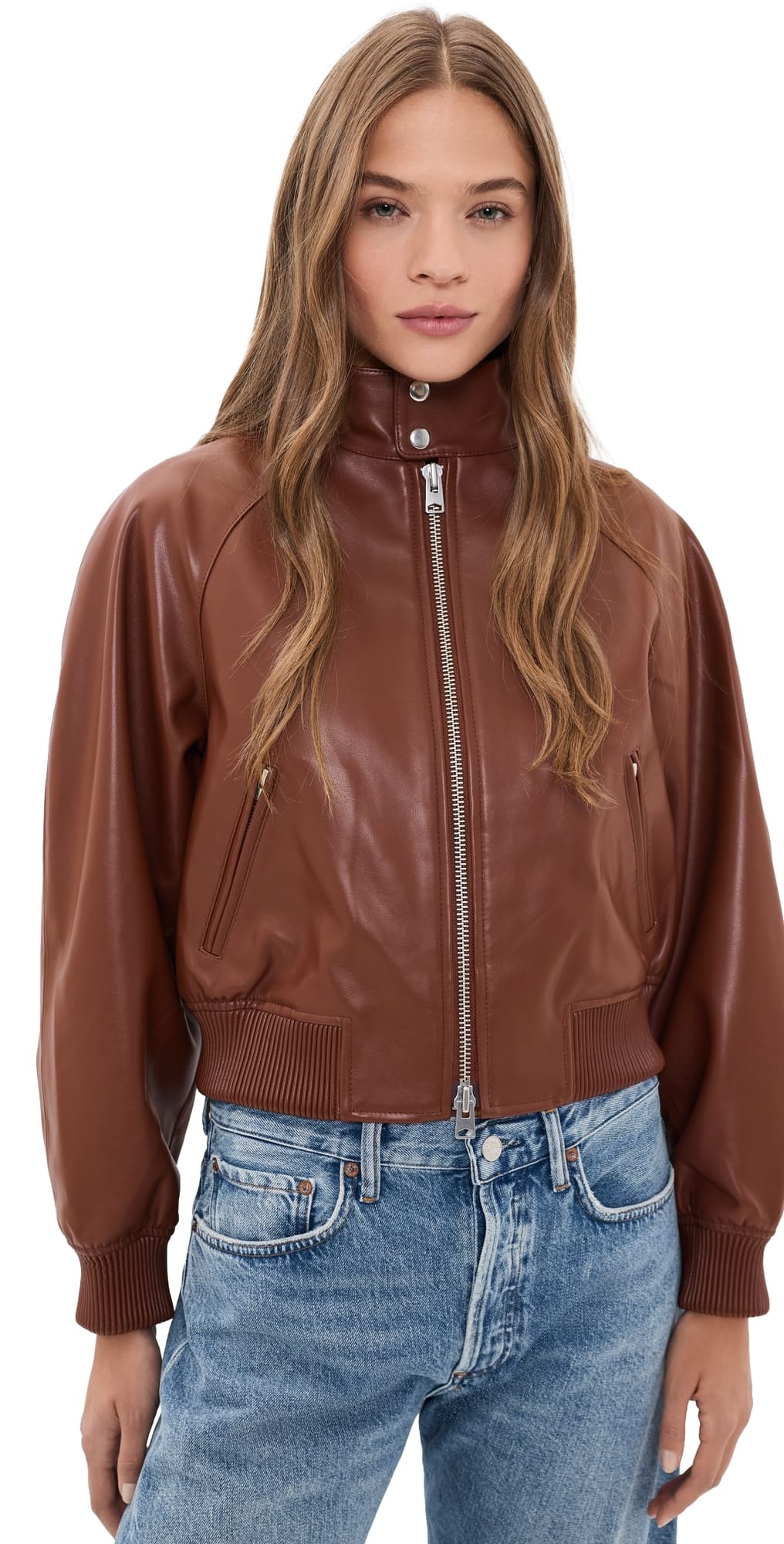 AGOLDE Nova Bomber Jacket Palisander