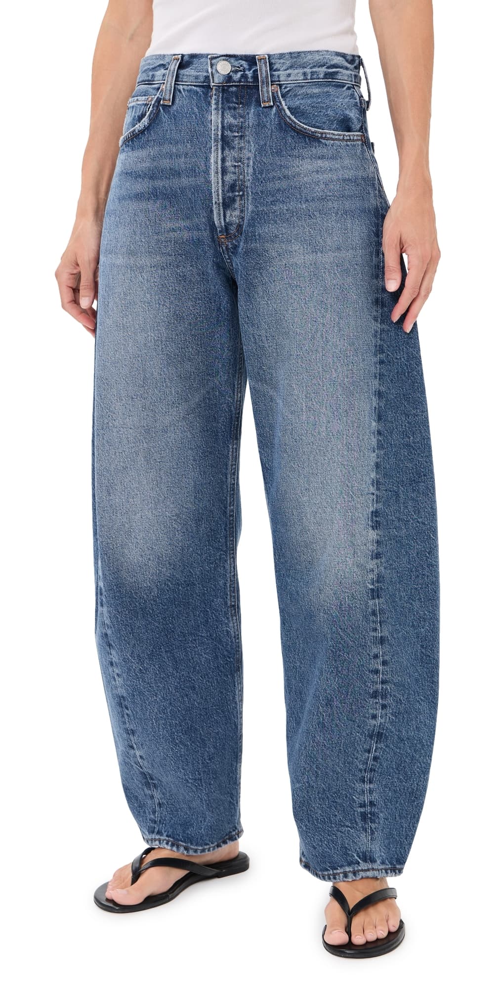 AGOLDE Petite Luna Pieced Jeans Logical