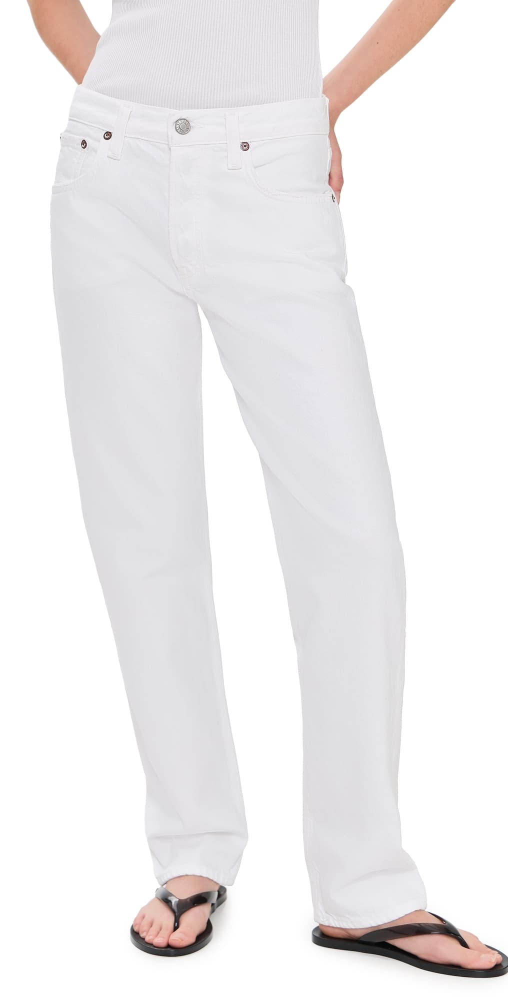 AGOLDE Romney Jeans Marshmallow