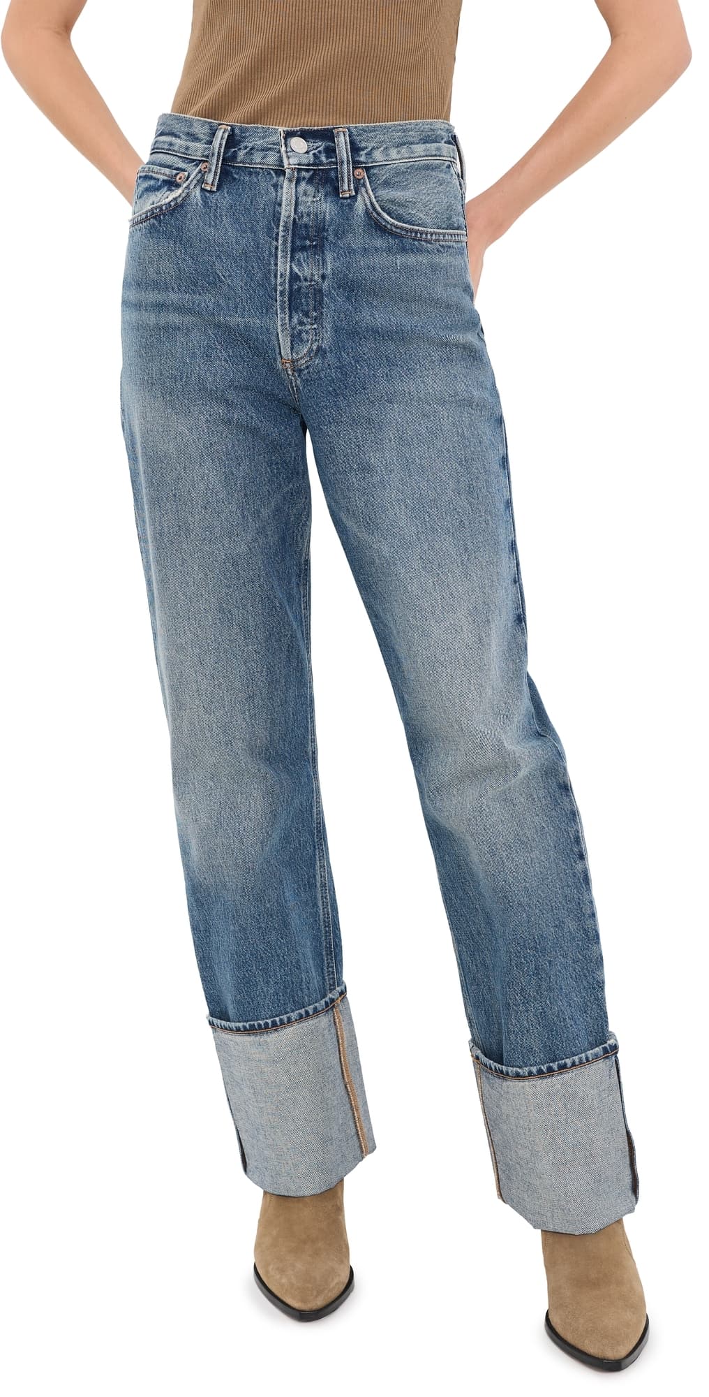 AGOLDE Big Cuff Jeans Liberty