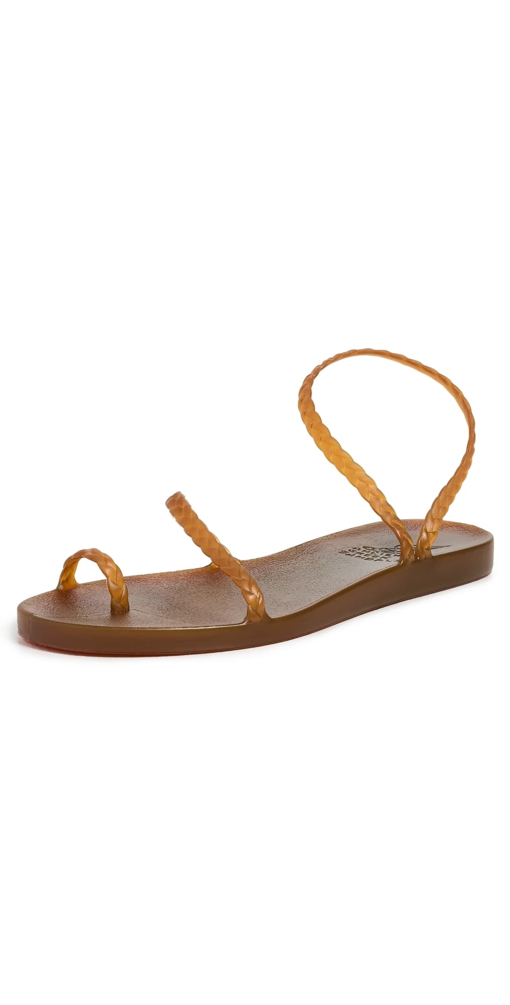 Ancient Greek Sandals Eleftheria Jelly Sandals Caramel