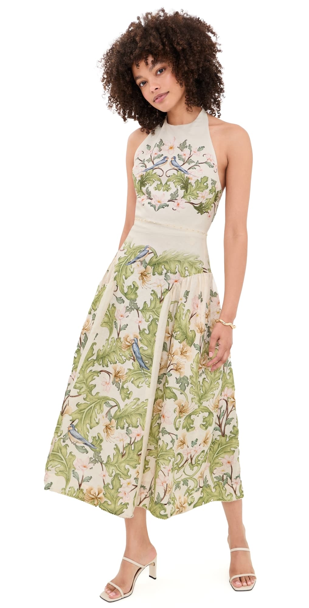 Agua by Agua Bendita Balsa Anhelo Linen Dress Multicolor