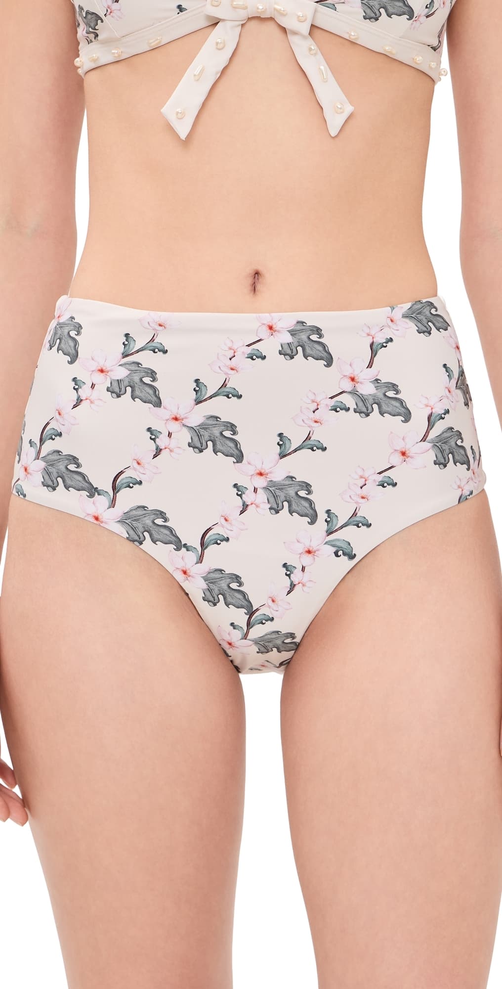 Agua by Agua Bendita Magenta Anhelo Bikini Bottoms Multicolor