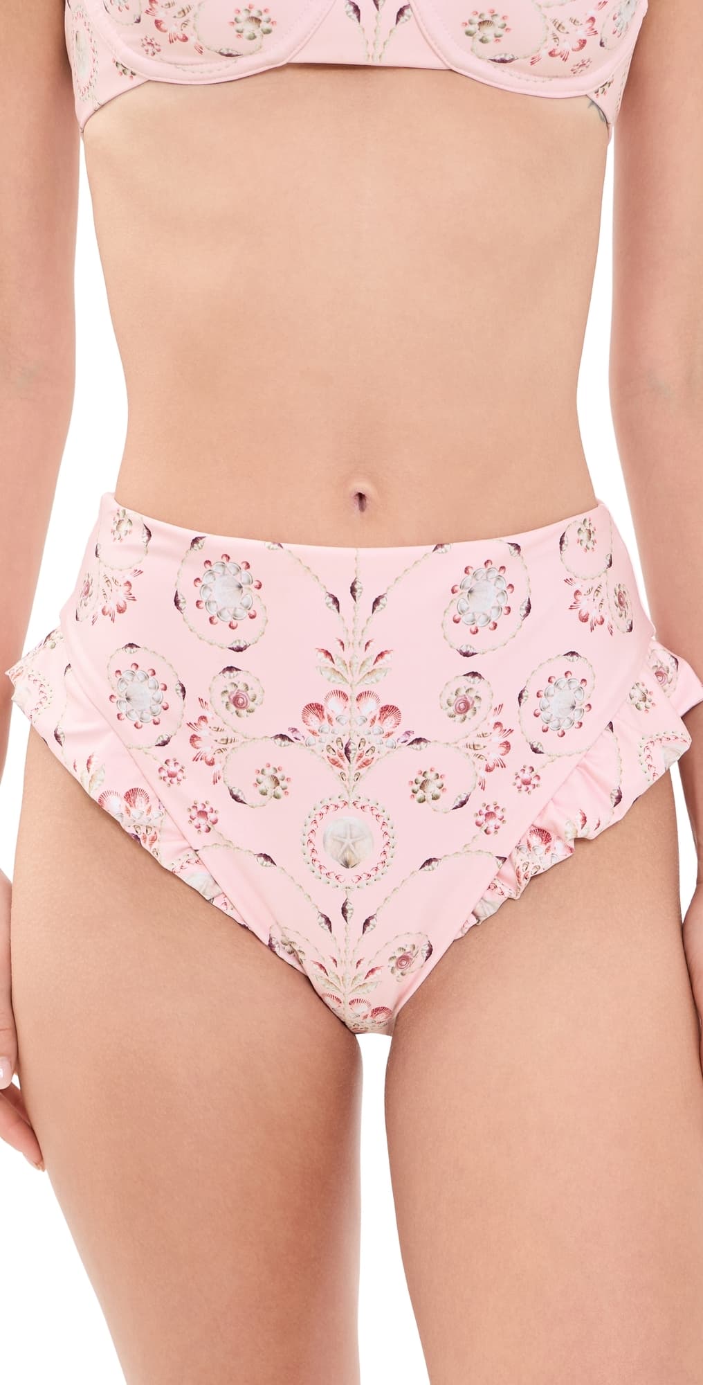 Agua by Agua Bendita Jengibre Playa Bikini Bottoms Multicolor