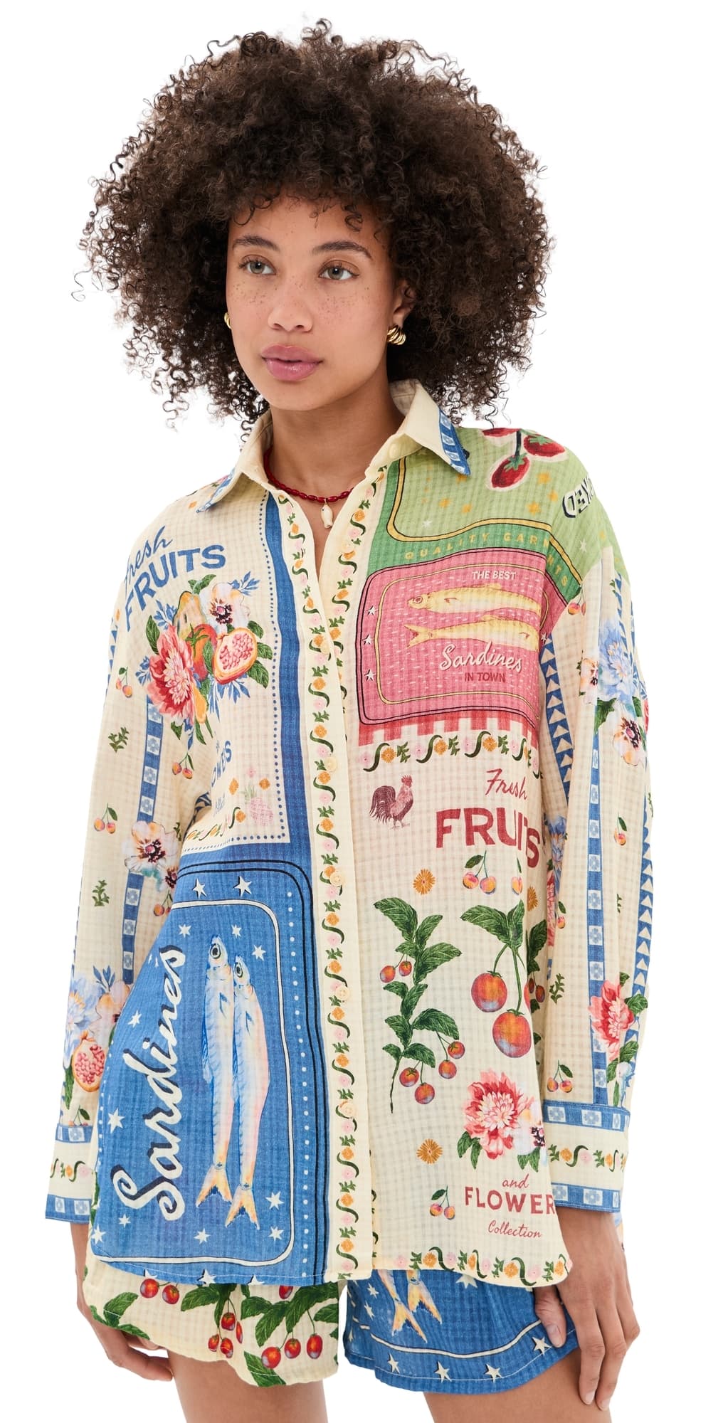 Agua Bendita Anastasia Basket Shirt Multicolor