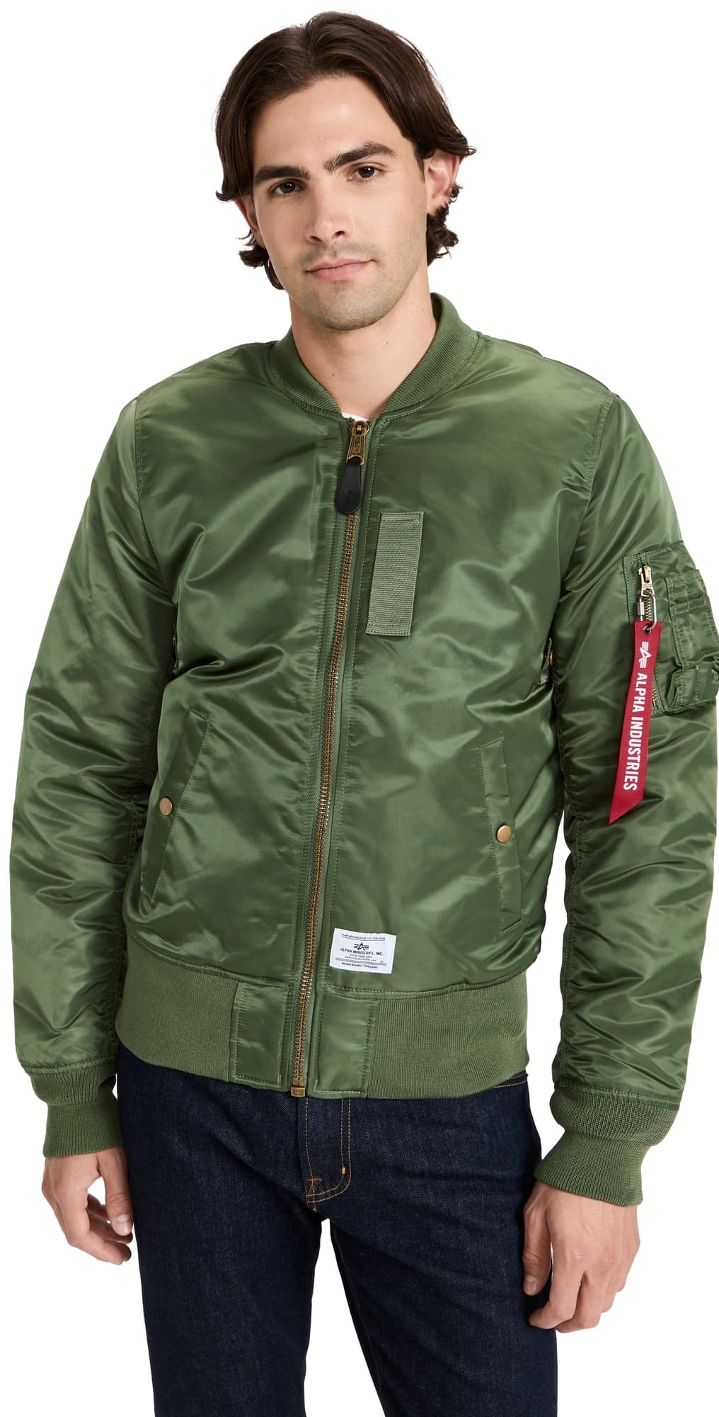 Alpha Industries MA-1 Regular Fit Flight Jacket Sage