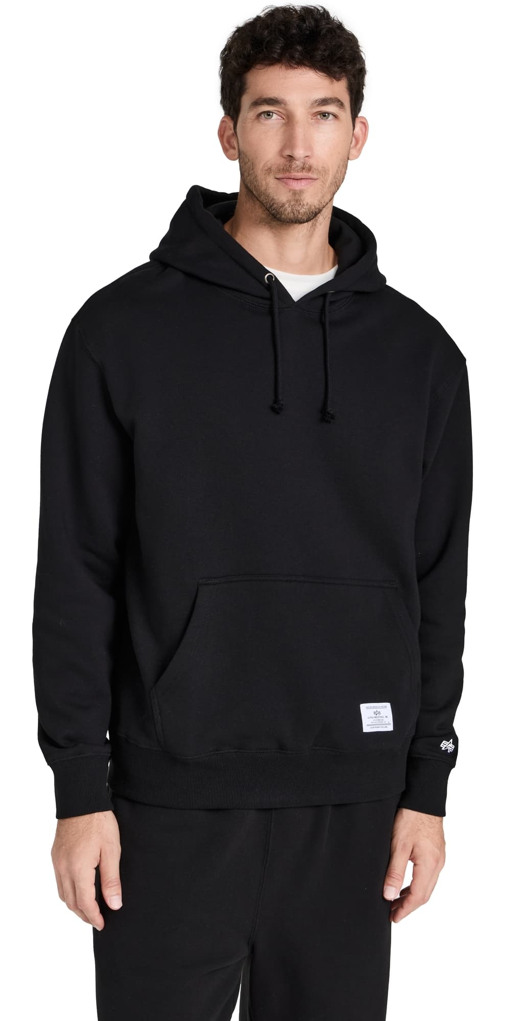 Alpha Industries Essential Hoodie Black