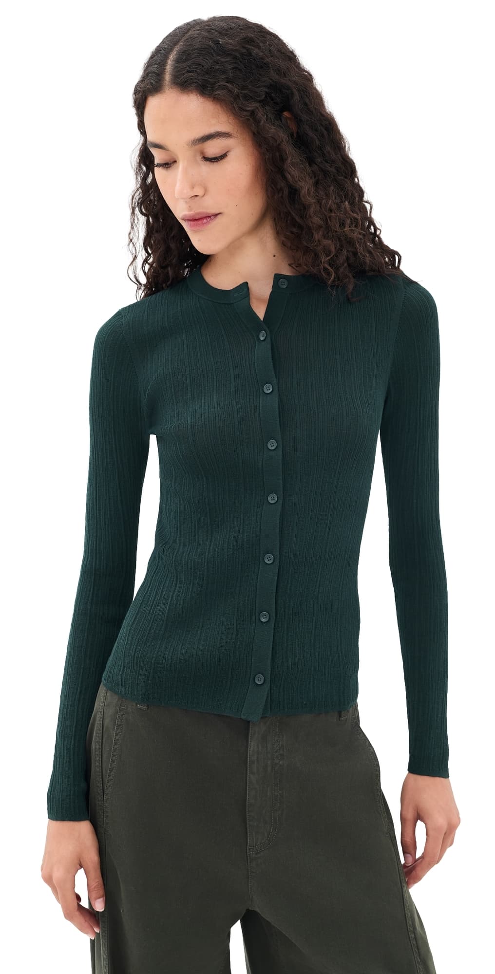 A.L.C. A. L.C. Fisher Cardigan Dark Forest