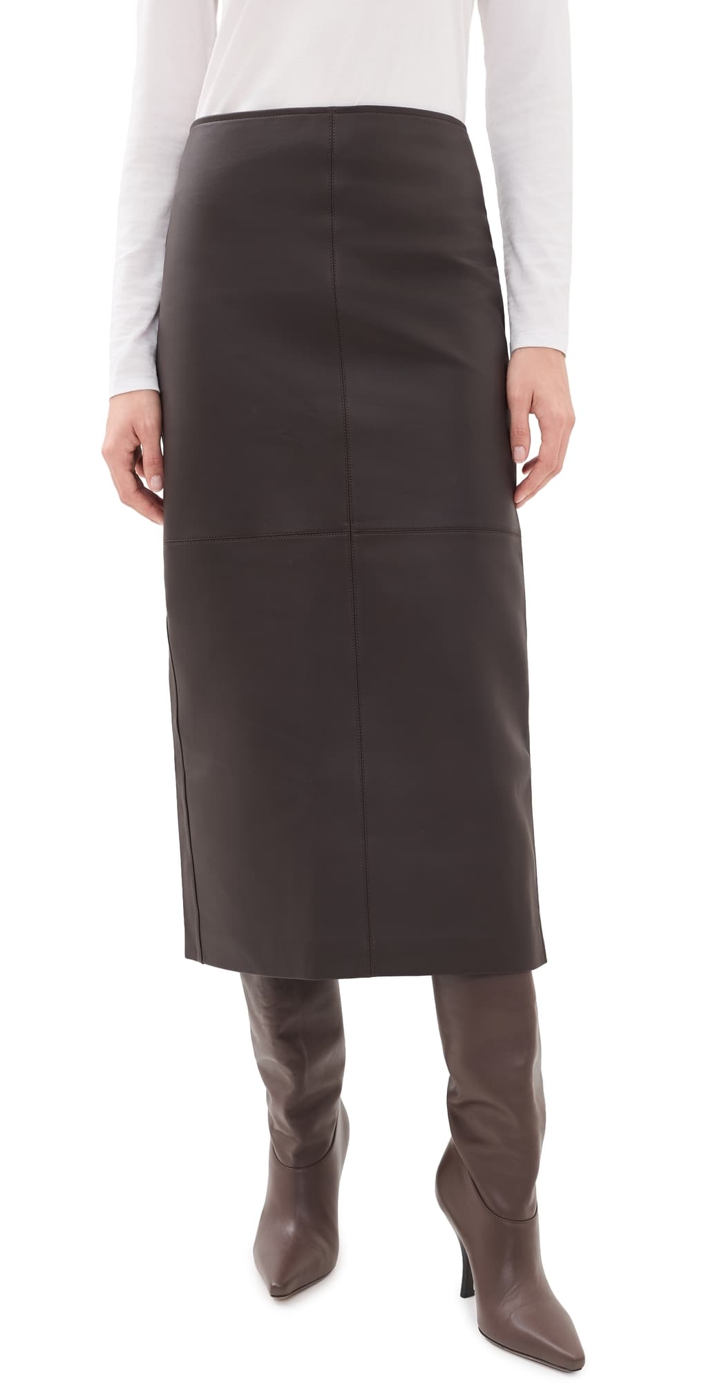 A.L.C. A. L.C. Marta Skirt Deepest Brown