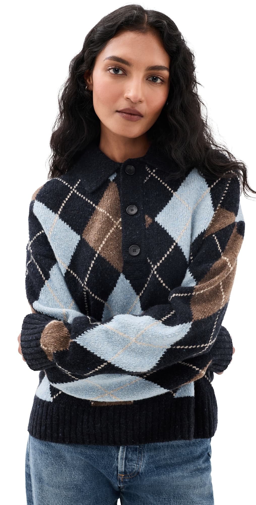 A.L.C. A. L.C. Lennon Sweater Sky Blue Combo
