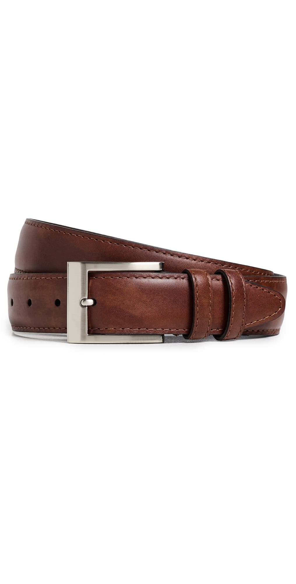 Allen Edmonds Wide Basic Dress Belt Chili Leather