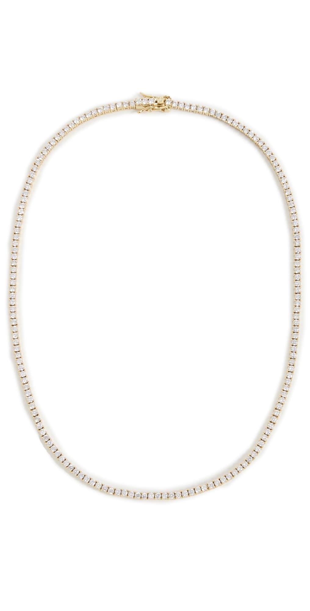 Alexa Leigh Everyday Tennis Necklace Yellow Gold