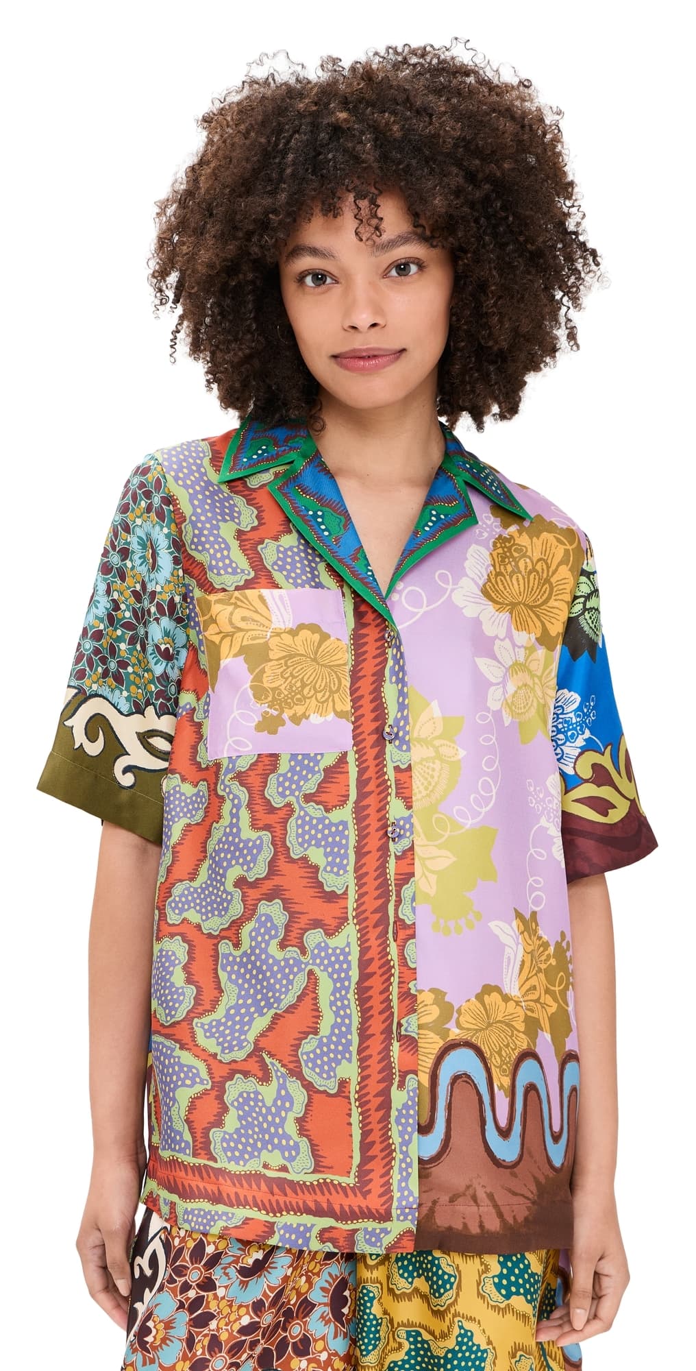 ALÉMAIS Arnie Silk Shirt Multi