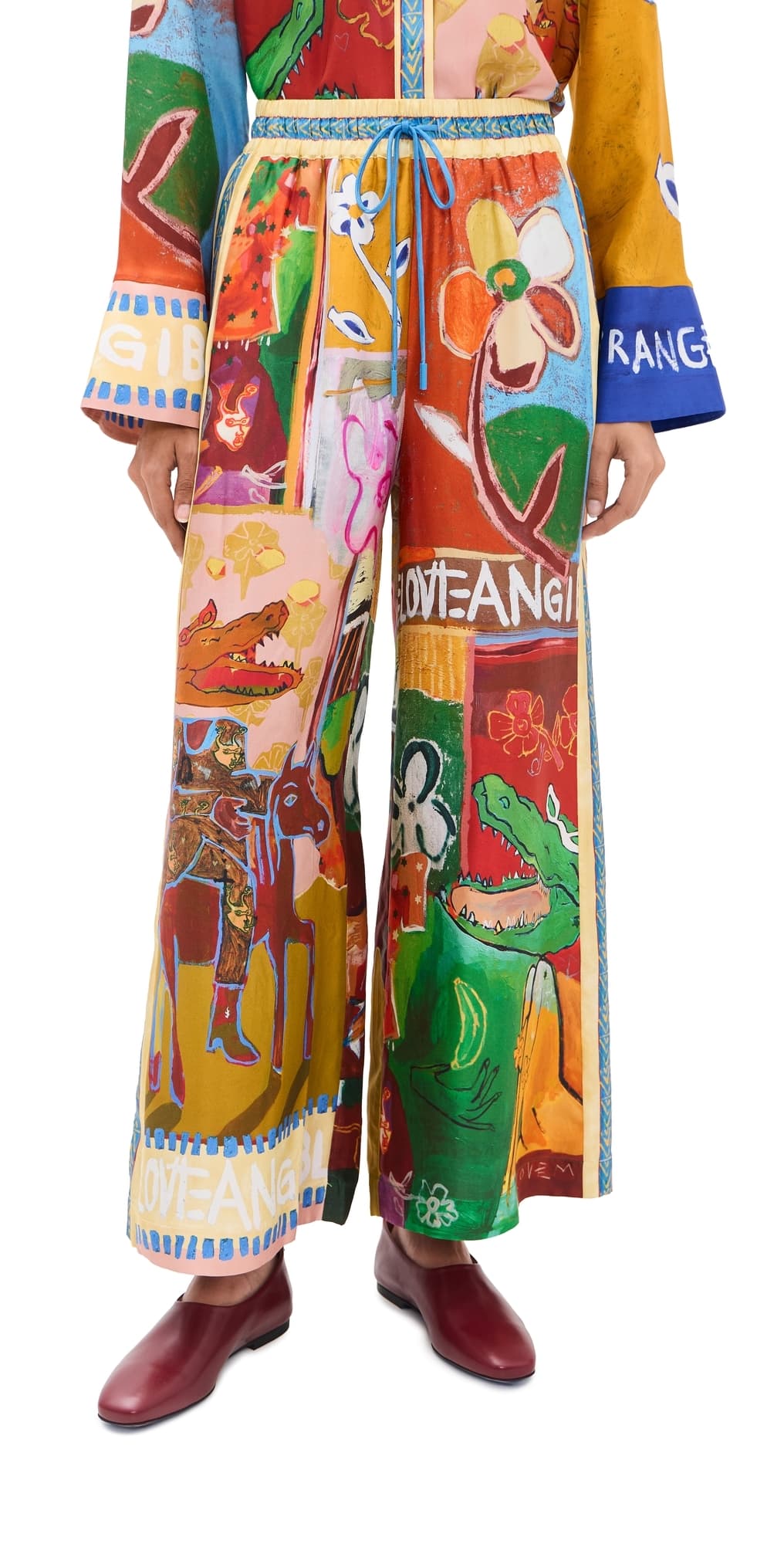 ALÉMAIS Mlak Silk Pants Multi