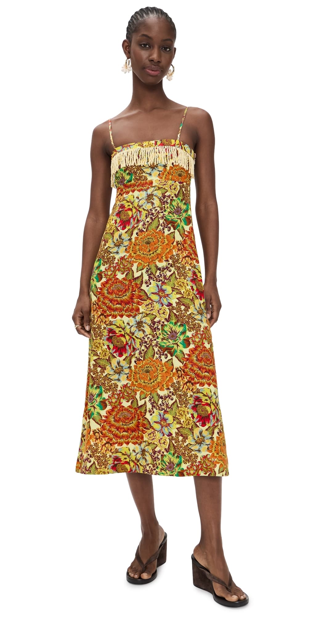 ALÉMAIS Lana Linen Day Dress Multi