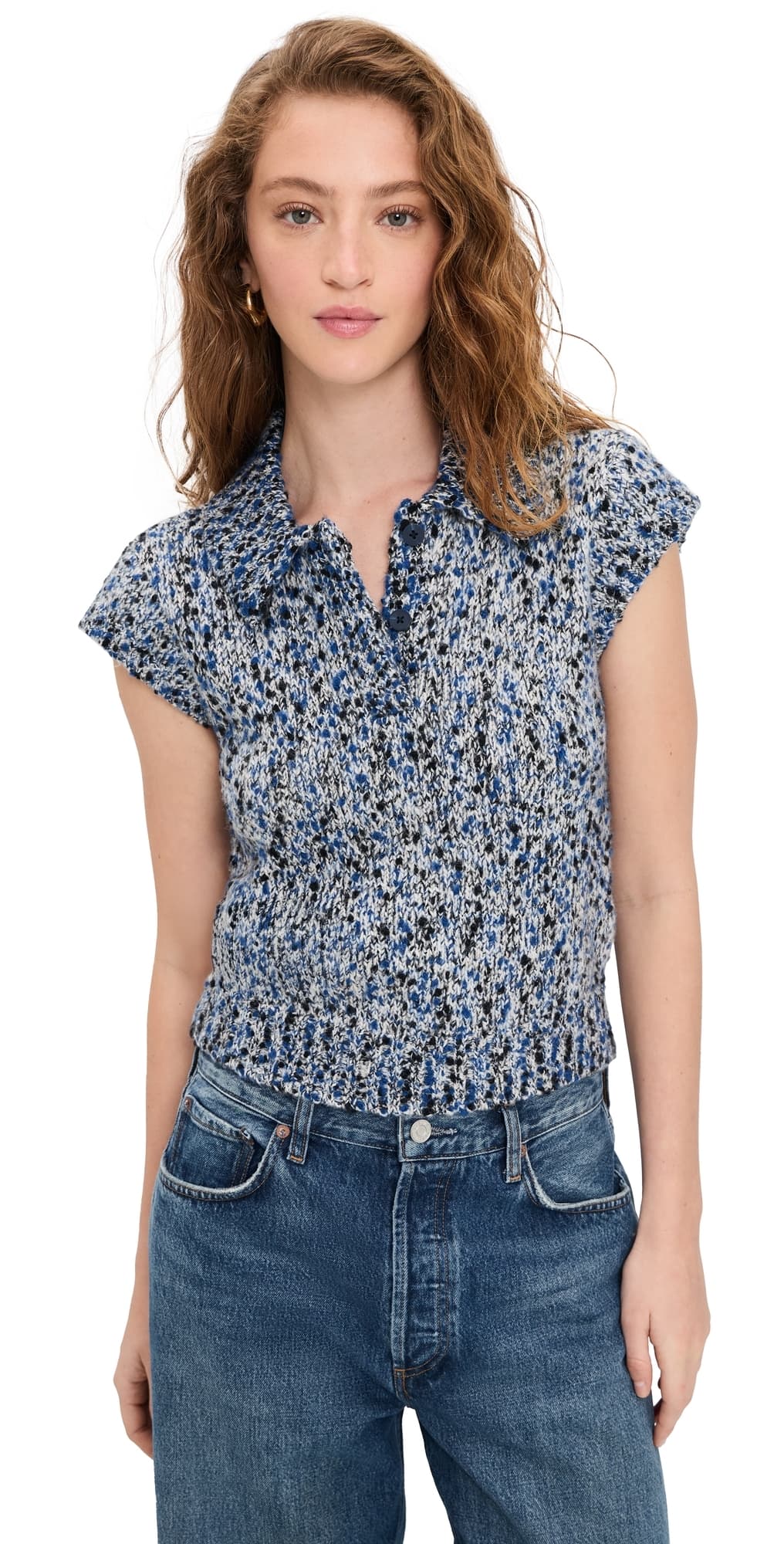 ALIGNE Lexi Nep Polo Blue Mix