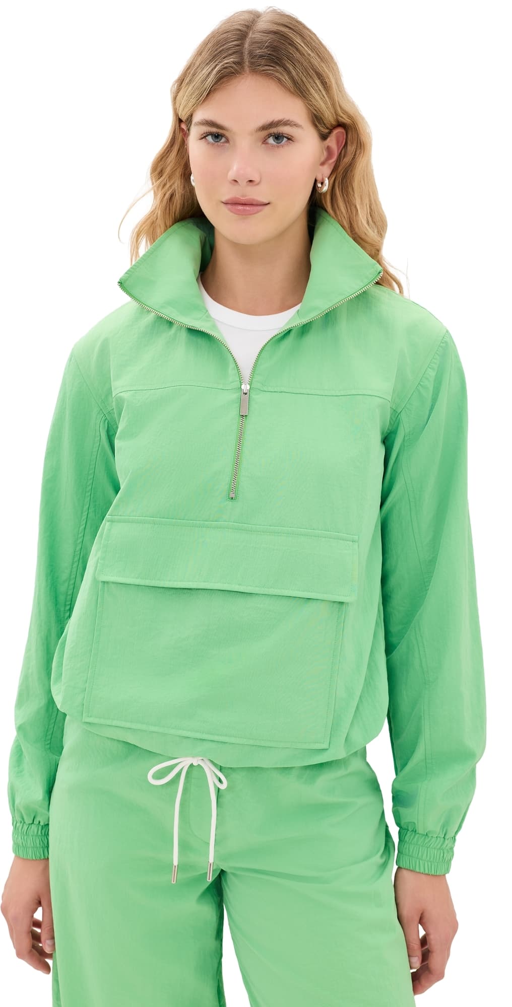 ALIGNE Rain Half Zip Jacket Green