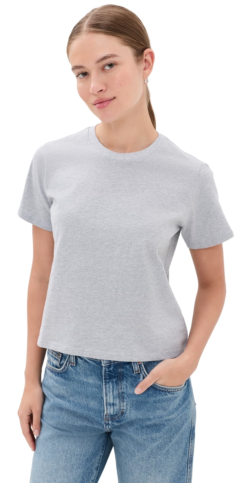All My Love Hunter Top Light Heather Grey
