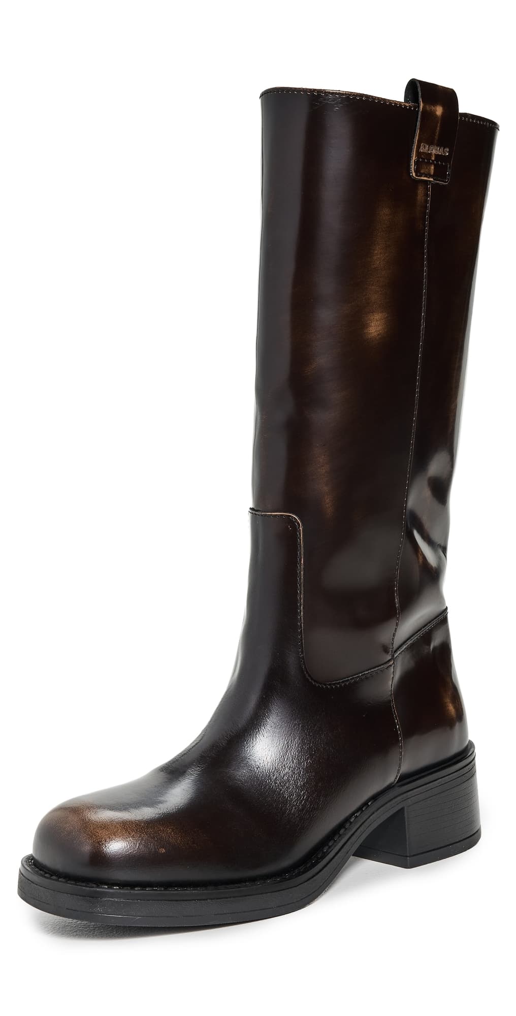 ALOHAS Sajan Leather Boots Brown