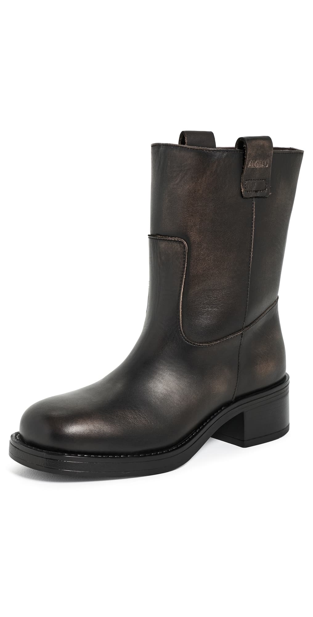 ALOHAS Rajan Vintage Effect Boots BRUSHED BROWN