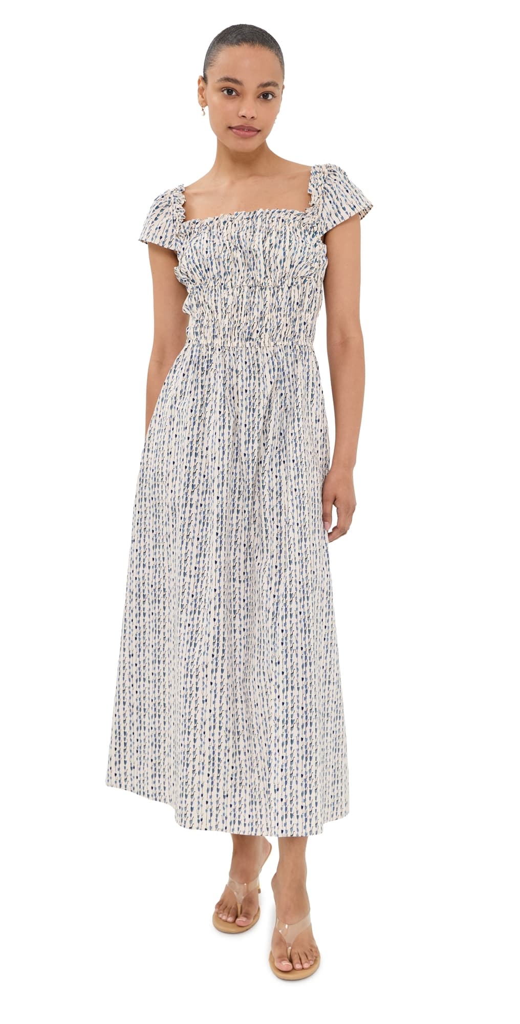 Altuzarra Lily Dress Vapor Bluebell