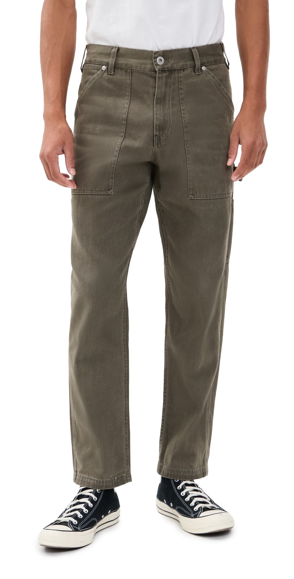 Alex Mill Recycled Denim Painter Pants Thyme