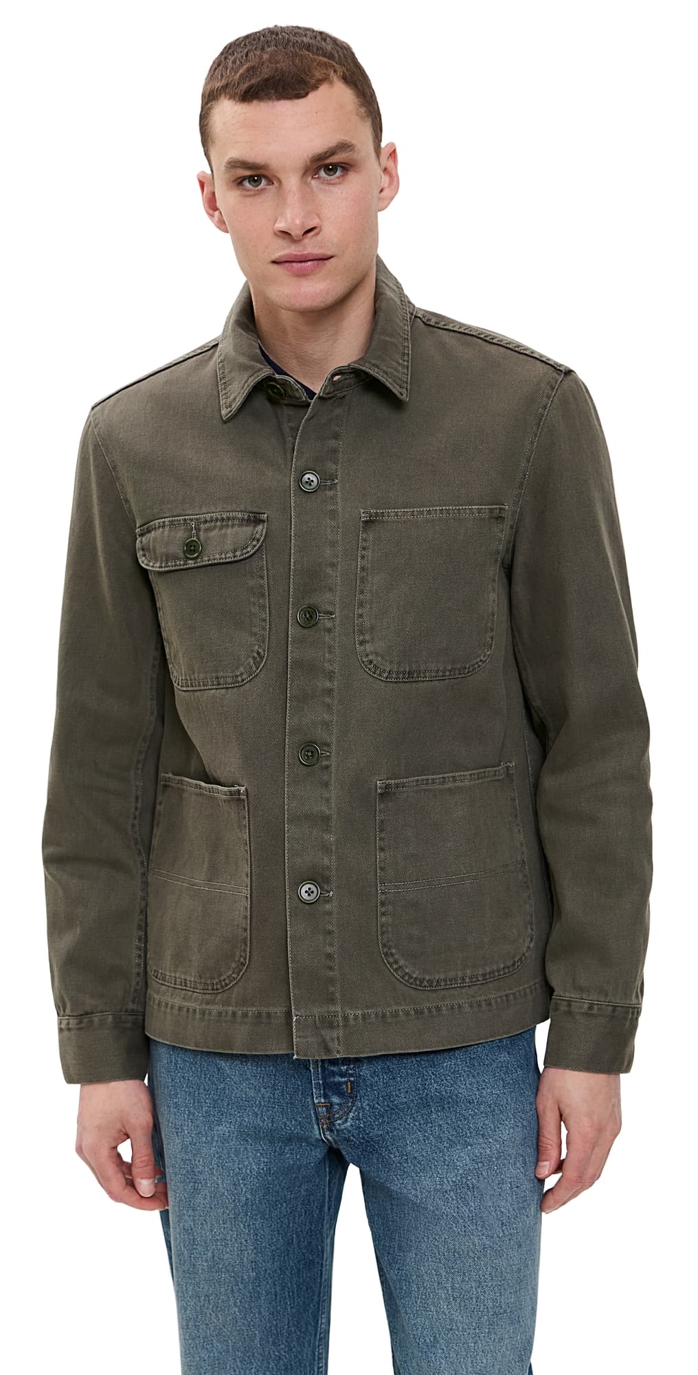 Alex Mill Garment Dyed Work Jacket Thyme