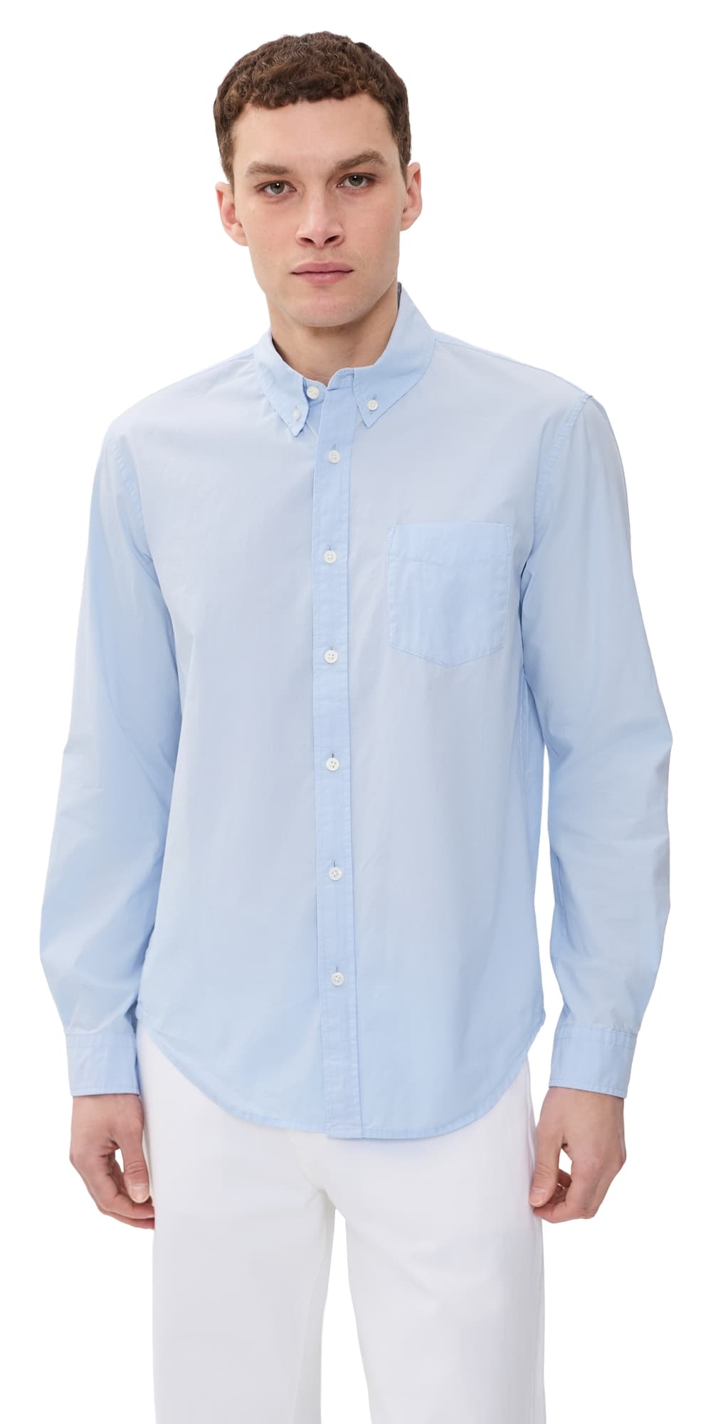 Alex Mill Mill Shirt In Paper Poplin Calm Blue