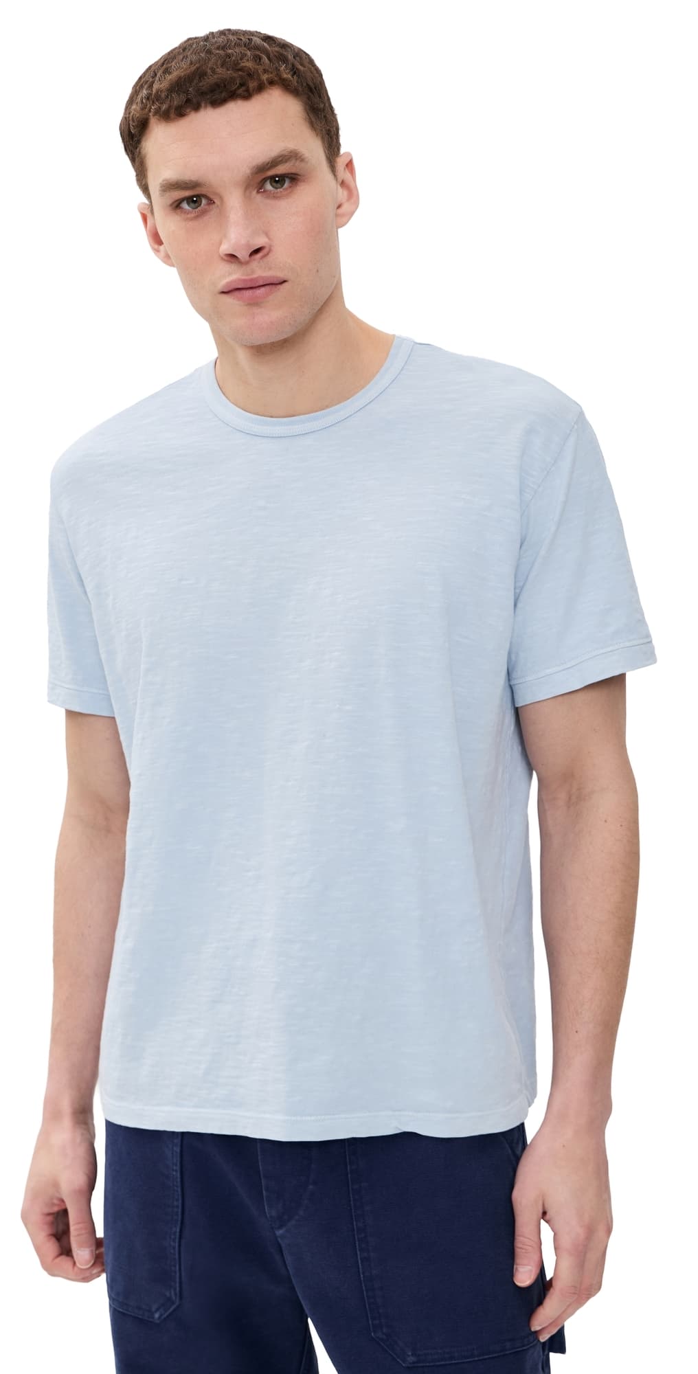 Alex Mill Standard T-Shirt In Slub Cotton Calm Blue