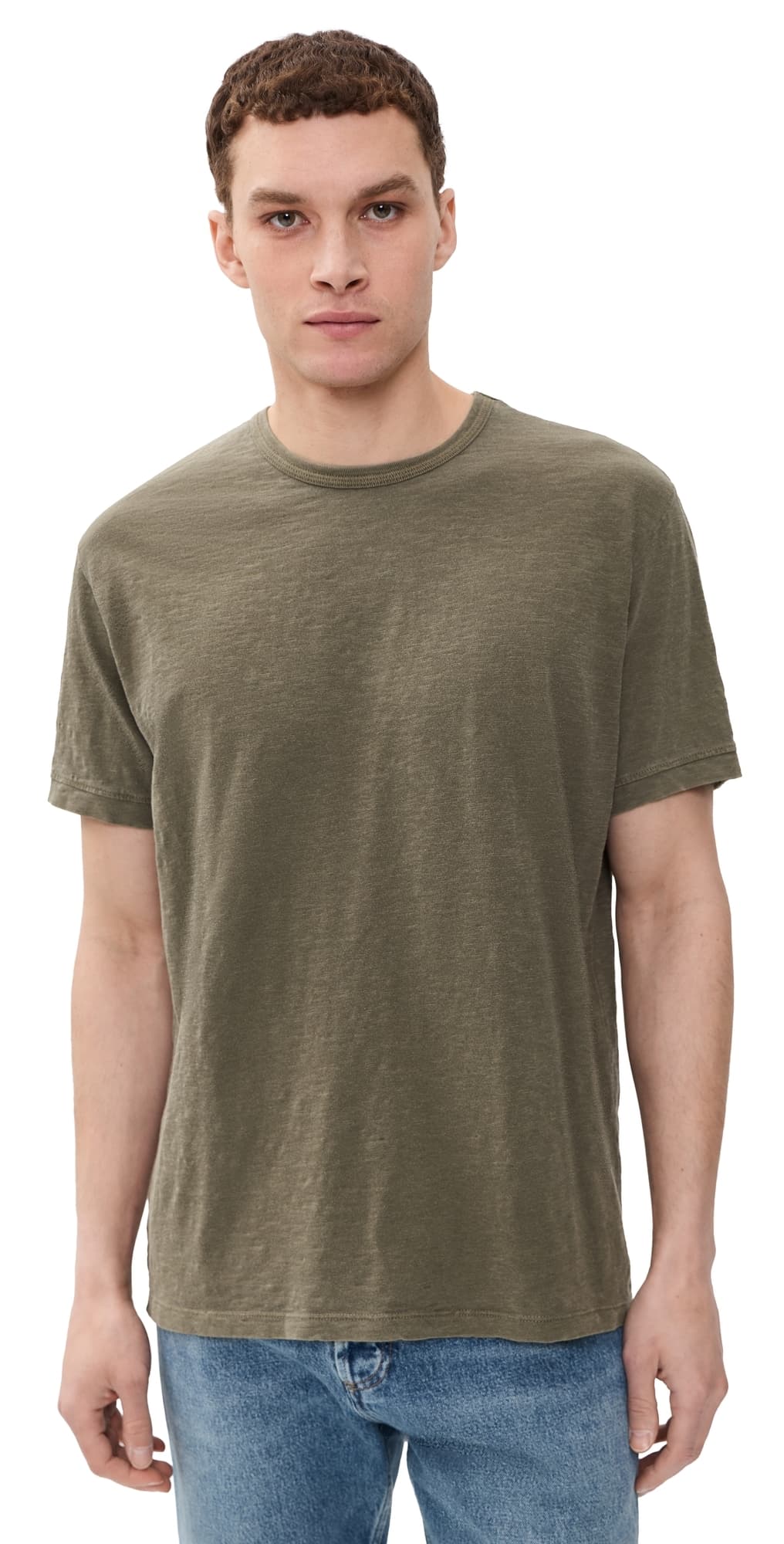Alex Mill Slub Tee Olive Grey