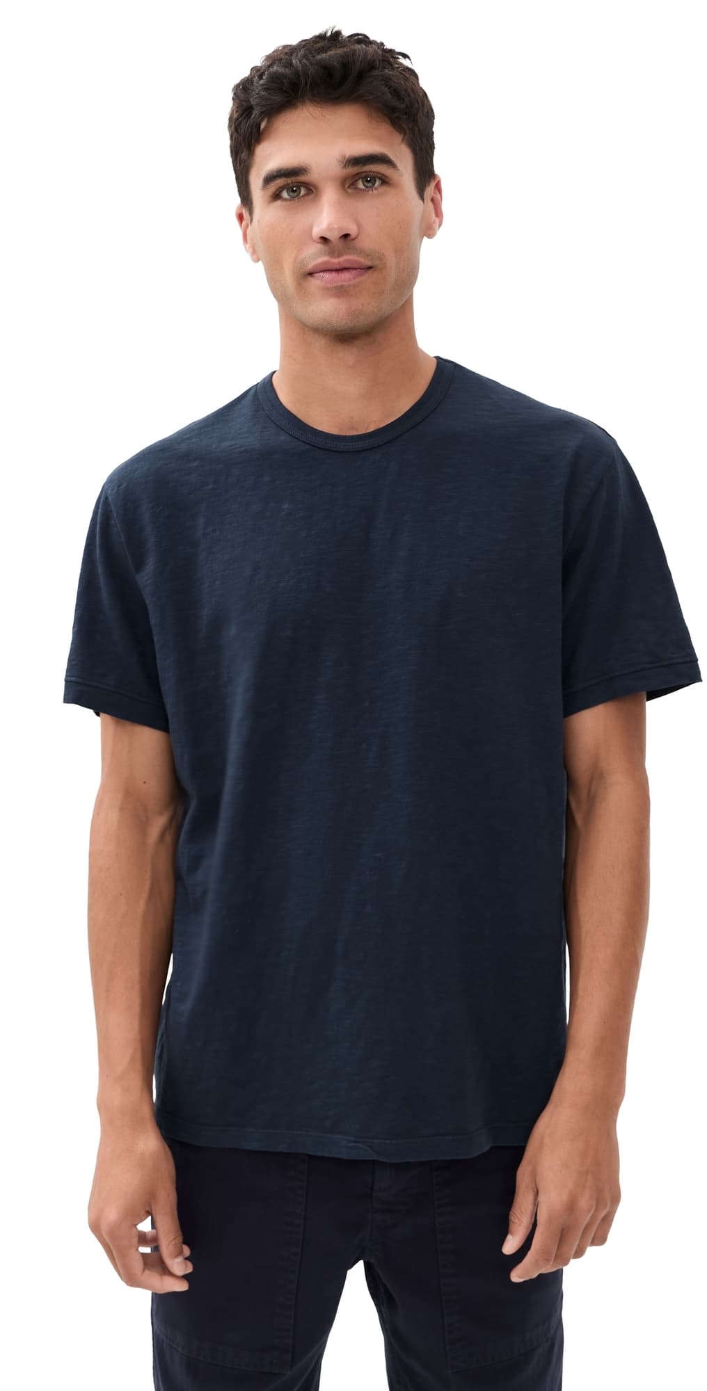 Alex Mill Standard T-Shirt In Slub Cotton Navy