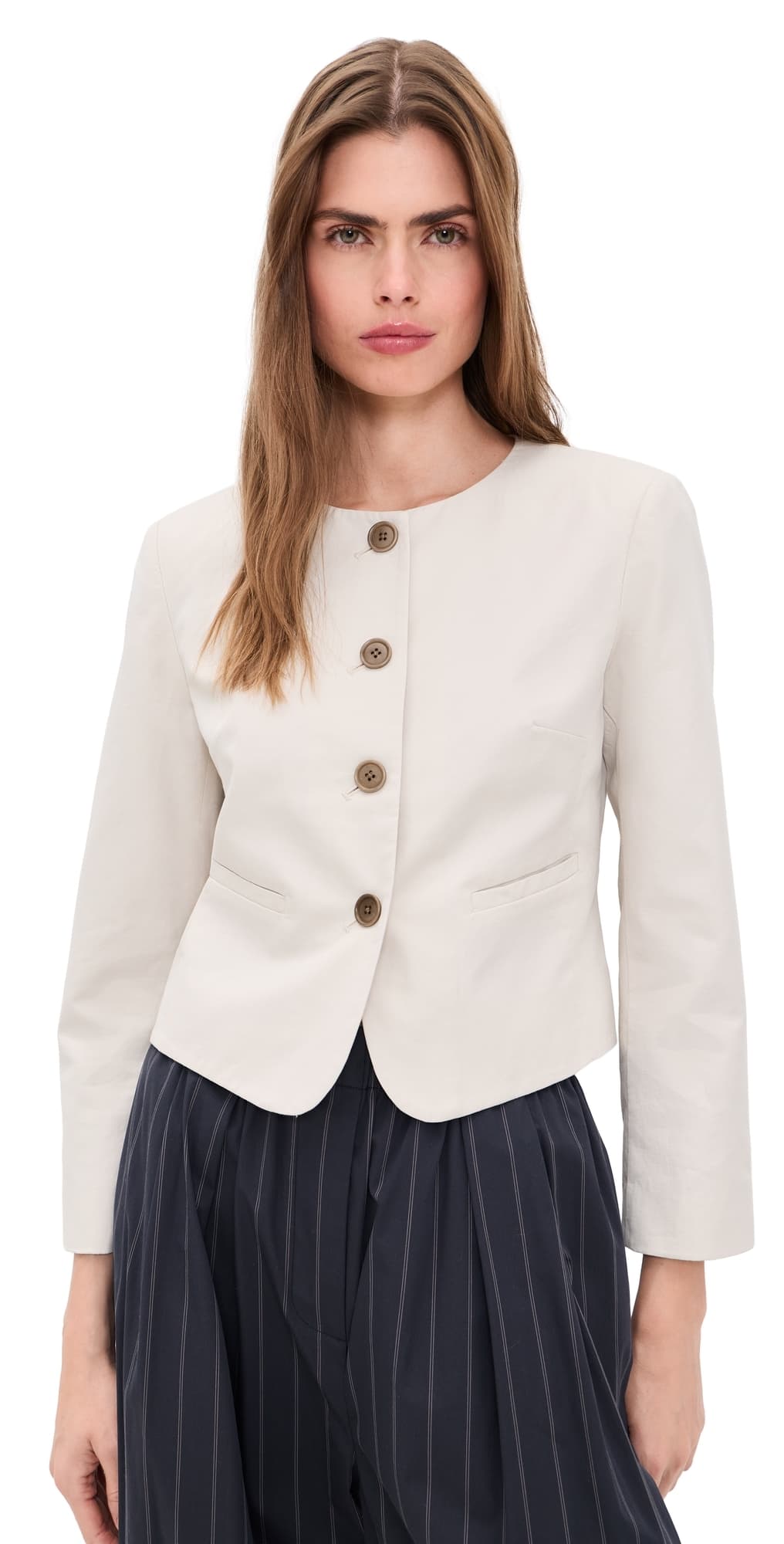 Alex Mill Soho Jacket in Cotton Linen Sand