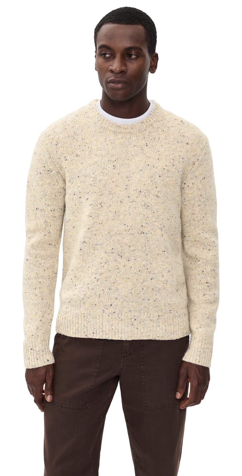 Alex Mill Donegal Crewneck Sweater Oatmeal