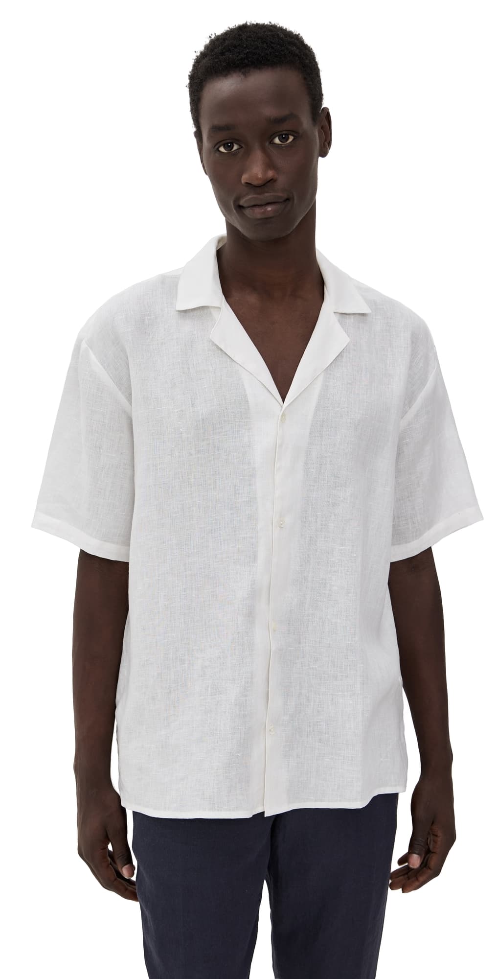 Ancora The Sand Resort Linen Shirt Ivory