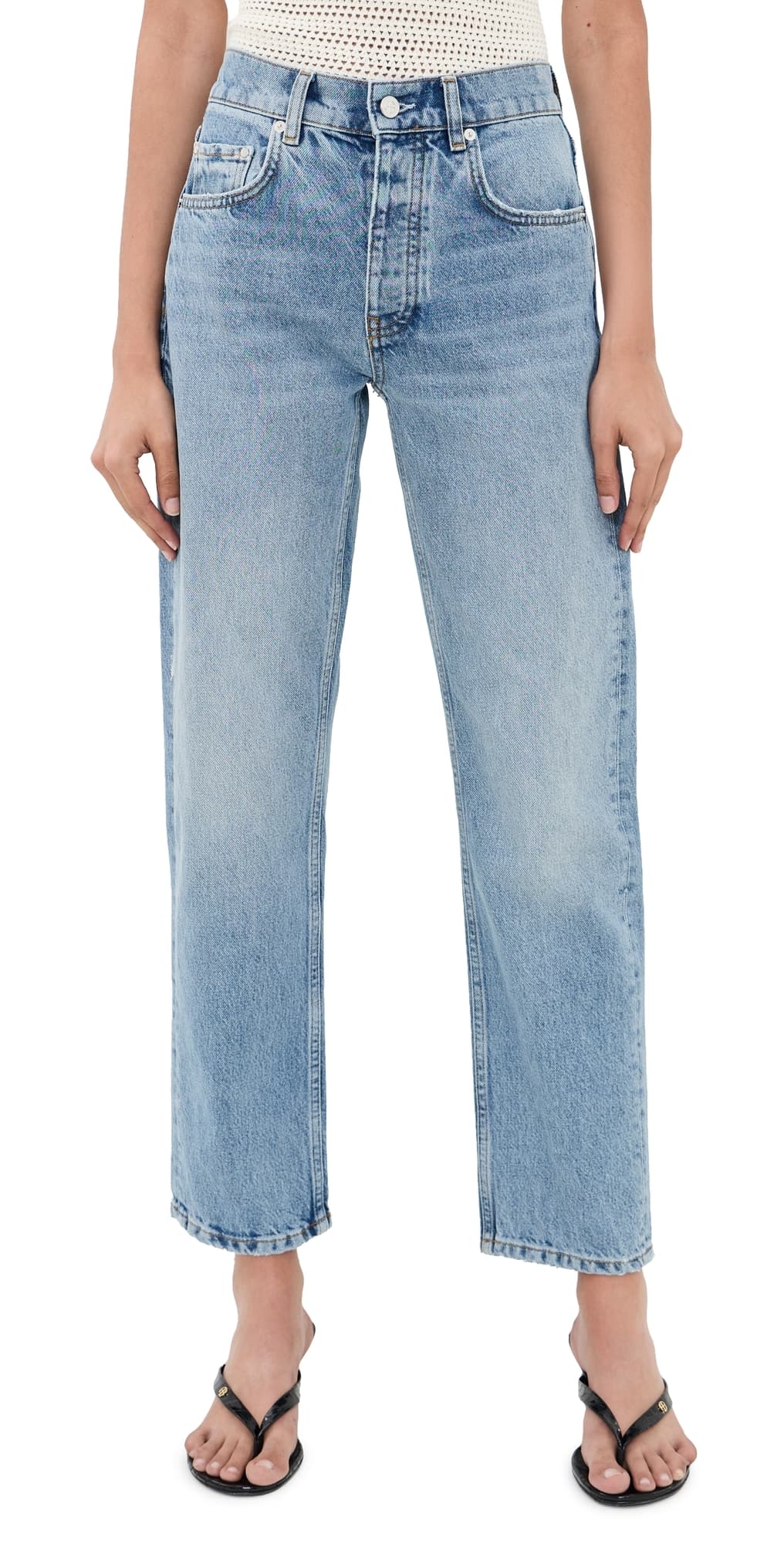 ANINE BING Kate Jeans Arbor Blue