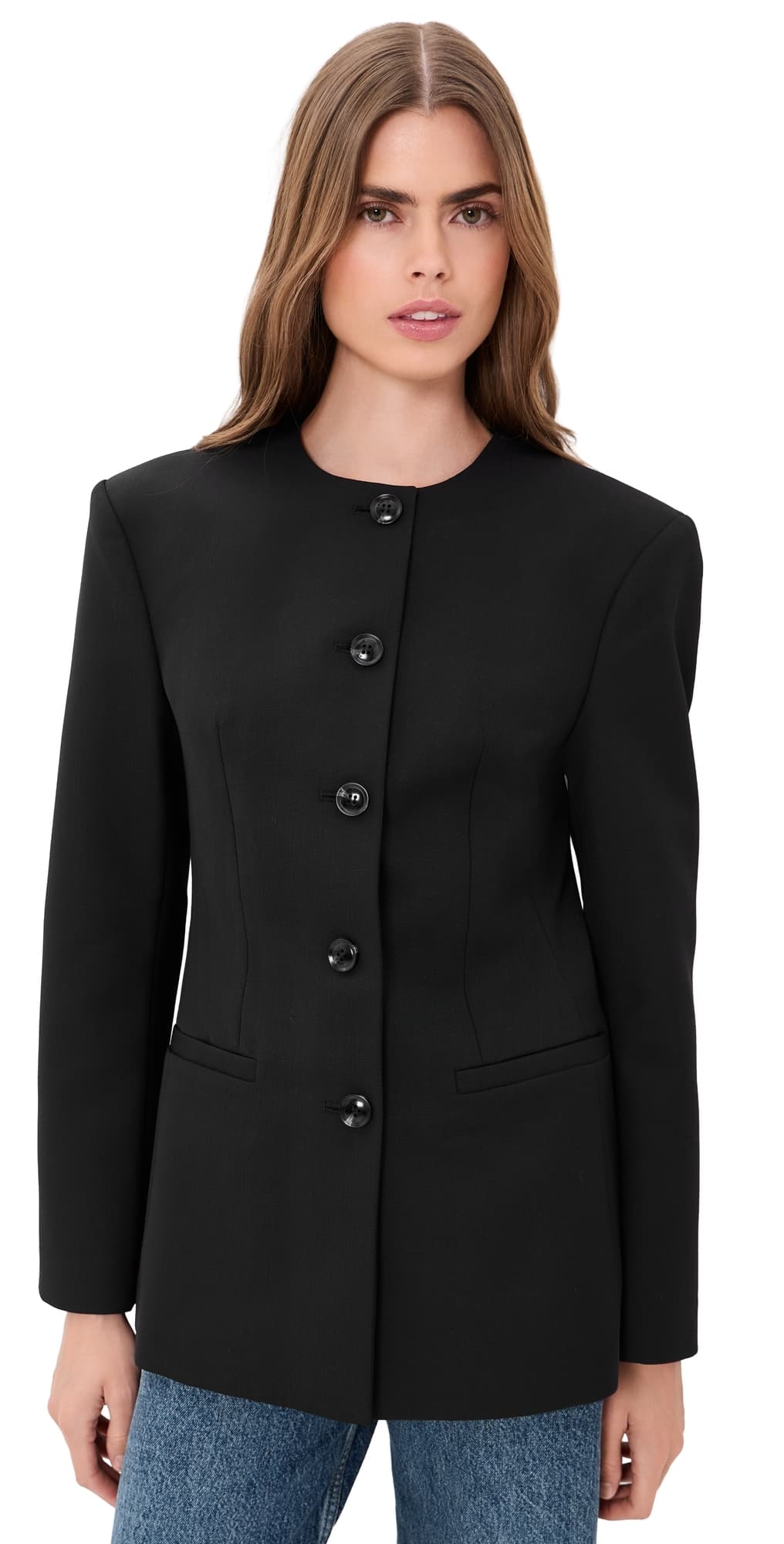 ANINE BING Huda Blazer Black