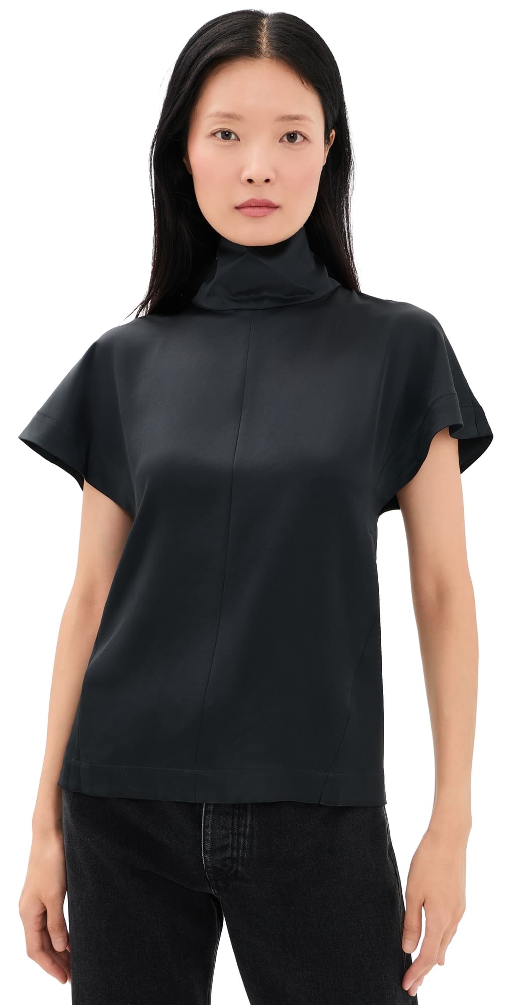 ANINE BING Samson Top Black