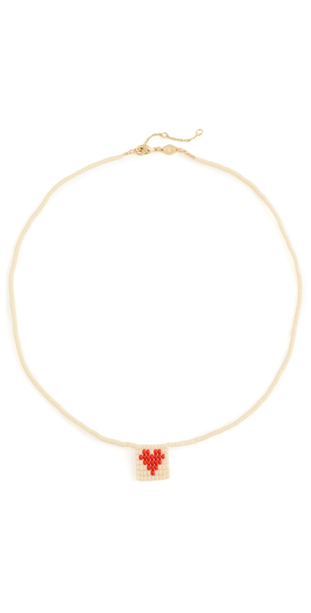 Anni Lu You Are Loved Necklace Ecru · One Size