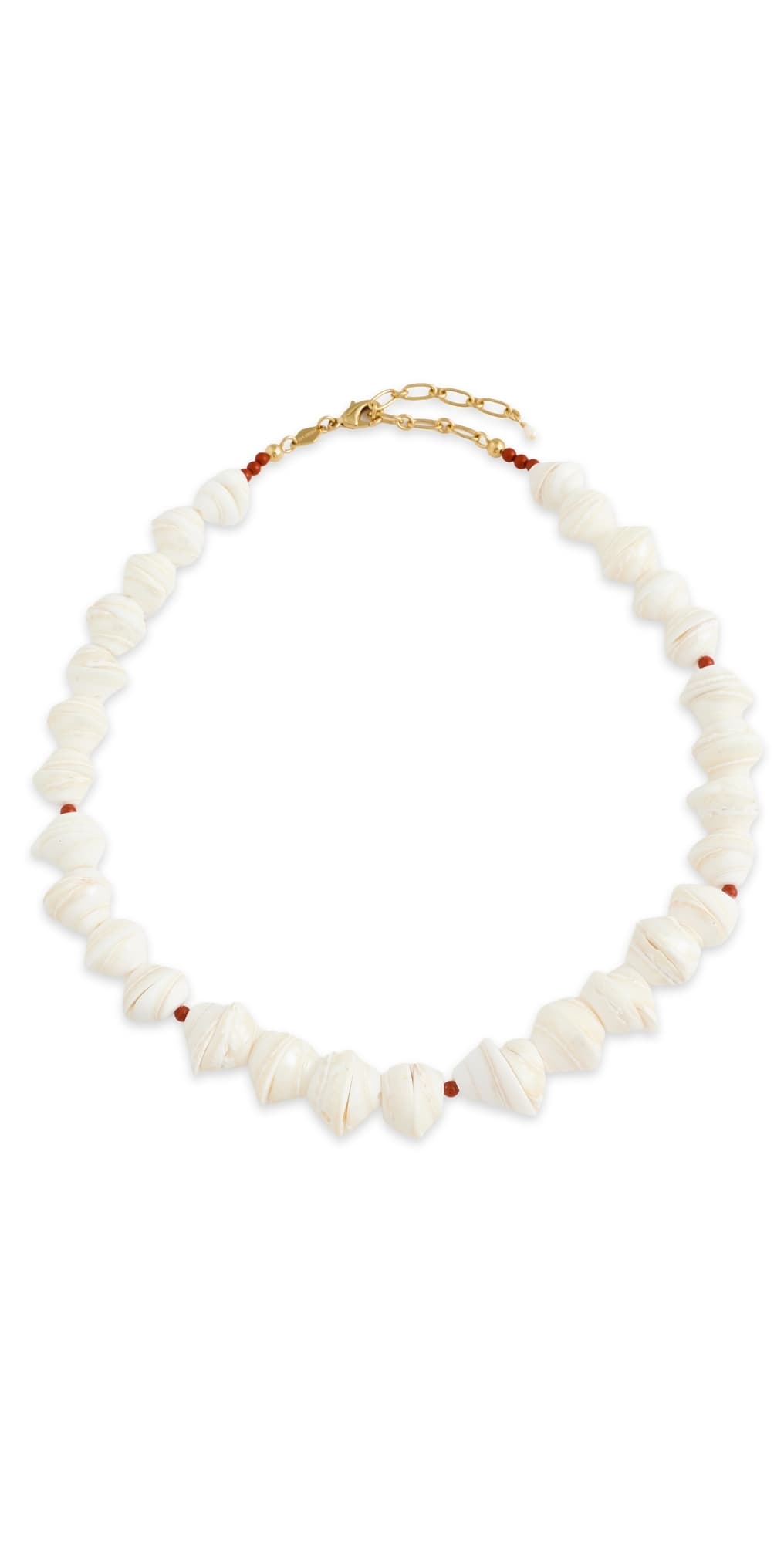Anni Lu Seashell Smiles Necklace Gold