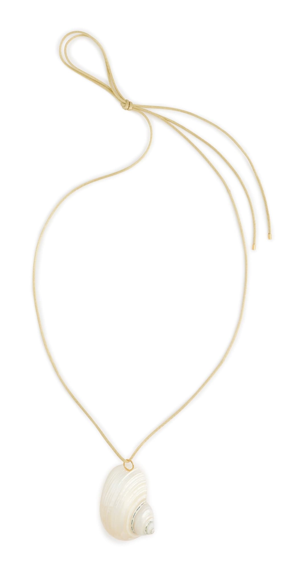 Anni Lu Shell On A String Necklace Vanilla