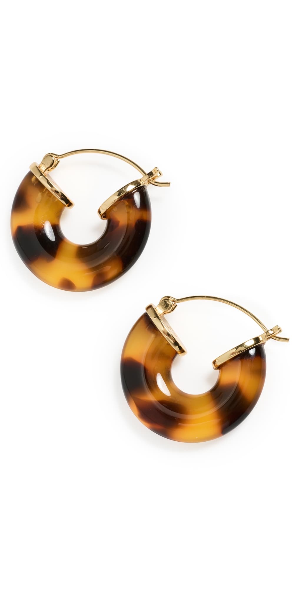 Anni Lu Big Swell Hoops Tortoise
