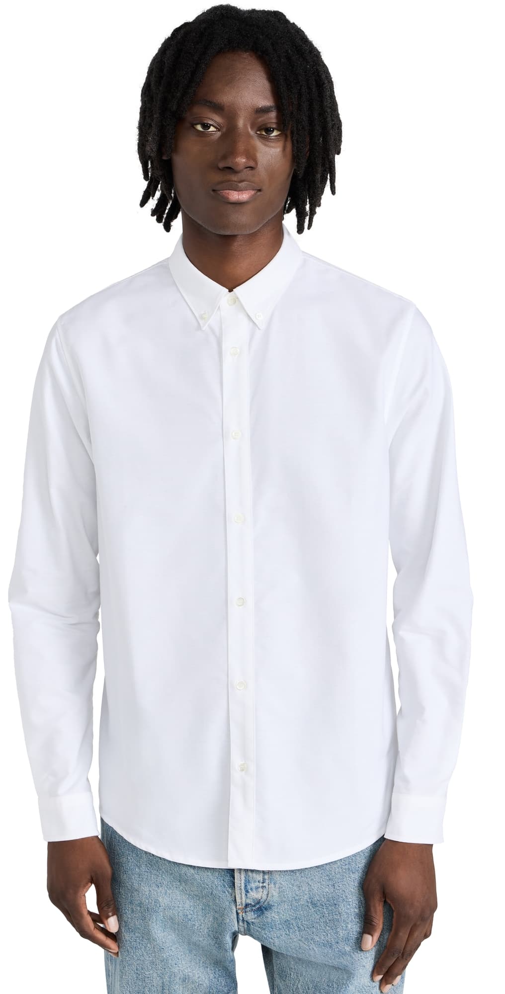 A.P.C. A. P.C. Oxford Button Down Shirt White